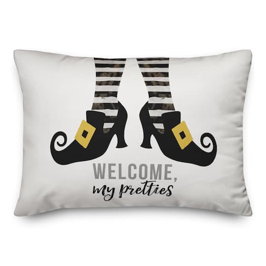 Welcome My Pretties Throw Pillow